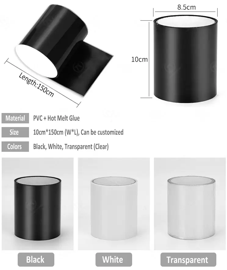 pvc waterproof repair tapes