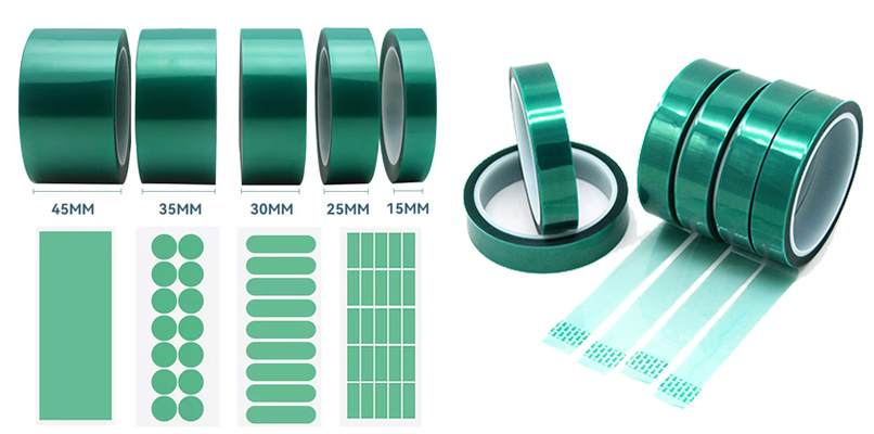 green powder coating masking tape