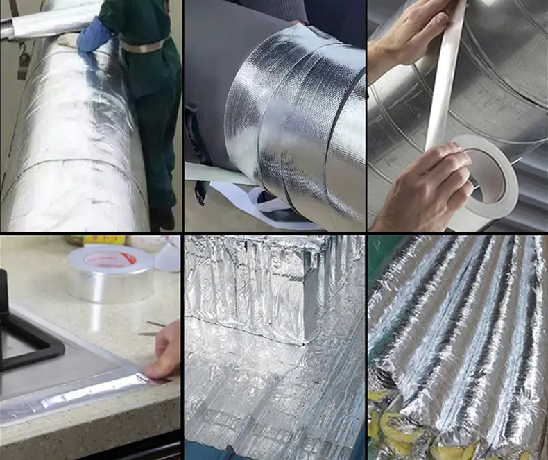 glass fiber cloth aluminum foil tape applications