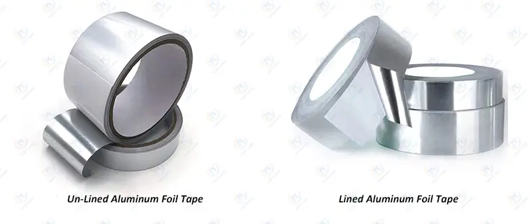 aluminum foil tape with liner vs without liner