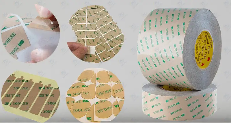 3m 300lse double sided adhesive tape die cutting service