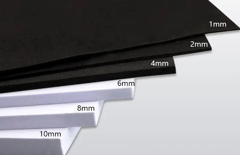 eva foam quality accessment point thickness