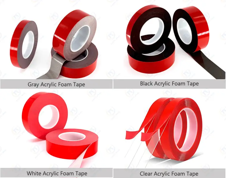 acrylic foam tape types