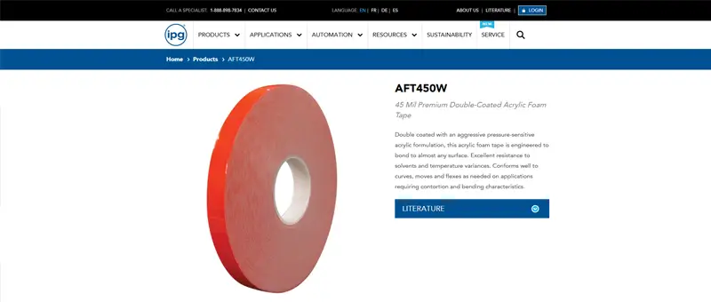 top acrylic foam tape manufacturers ipg