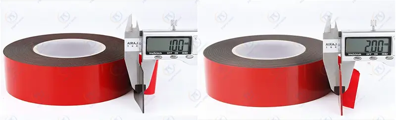 1mm and 2mm pe foam tapes